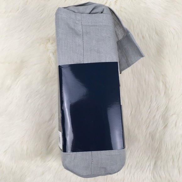 Bed Skirt Queen Gray Solid Linen - Picture 4 of 4